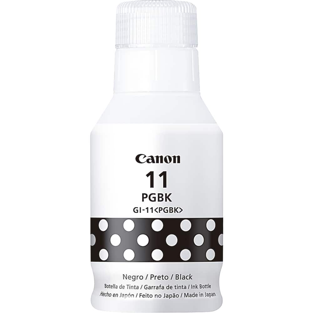 Refil de Tinta Canon GI-11BK Preto Original 135ml - Impressorajato